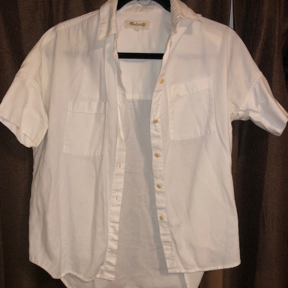 MADEWELL BLOUSE BUTTON DOWN
